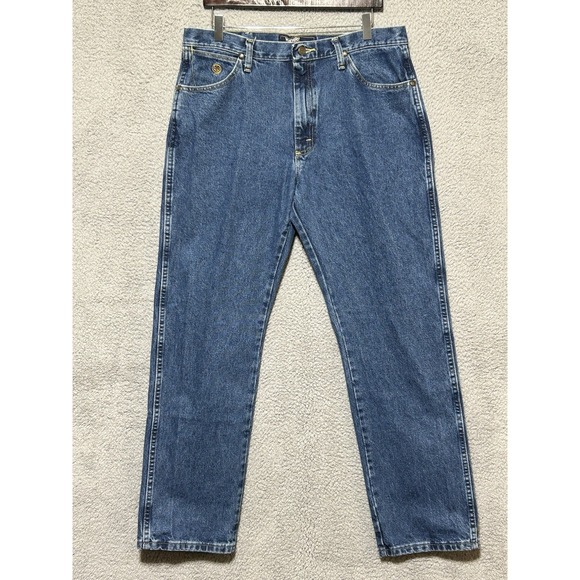 Wrangler Other - Wrangler George Strait Mens 35x32 13MGSHD Cowboy‎ Cut Rodeo Denim Jeans EUC